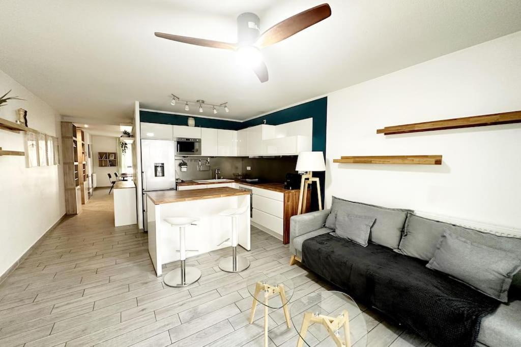 Bel Appart Design 2Ch, Mairie, Pkg, Wifi, Terrasse, Port Marianne 蒙彼利埃 外观 照片