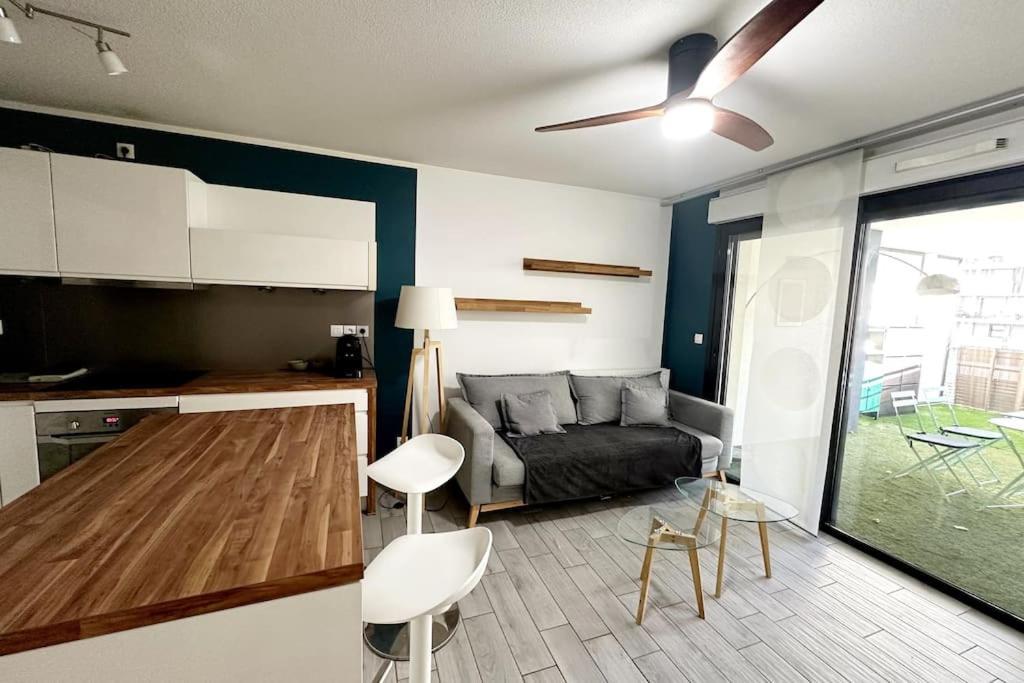 Bel Appart Design 2Ch, Mairie, Pkg, Wifi, Terrasse, Port Marianne 蒙彼利埃 外观 照片